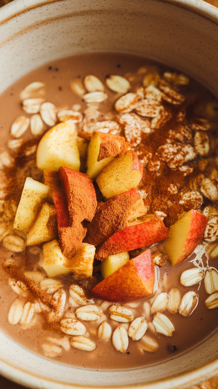 Apple Cinnamon Overnight Oats