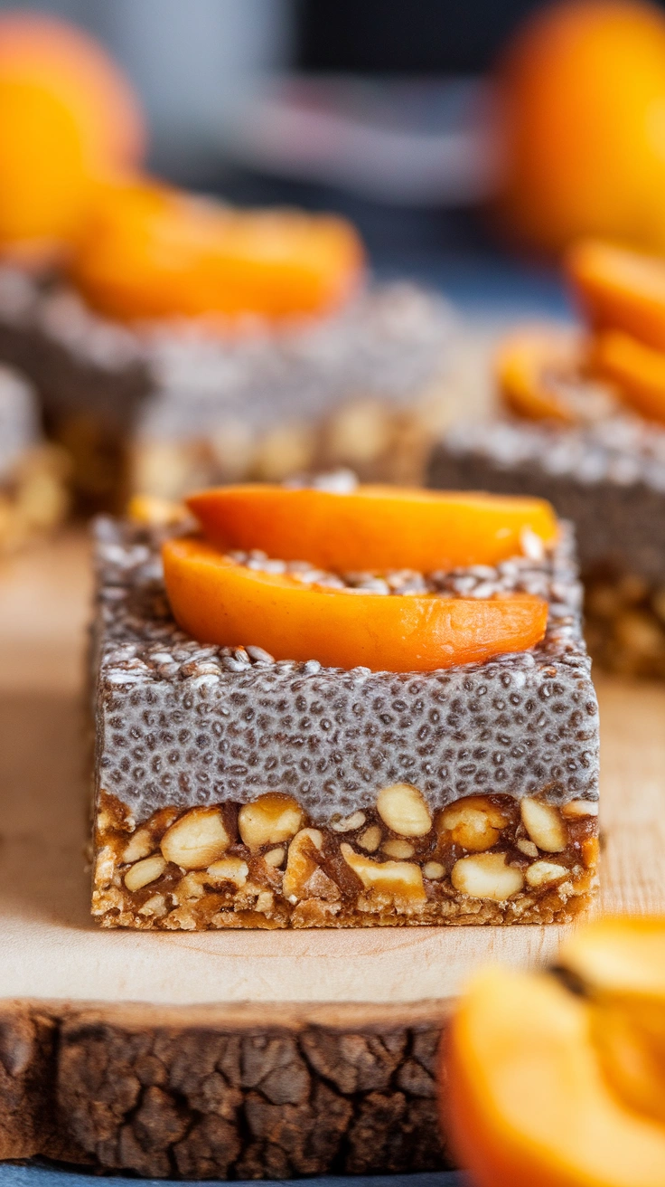 Apricot Chia Seed Bars