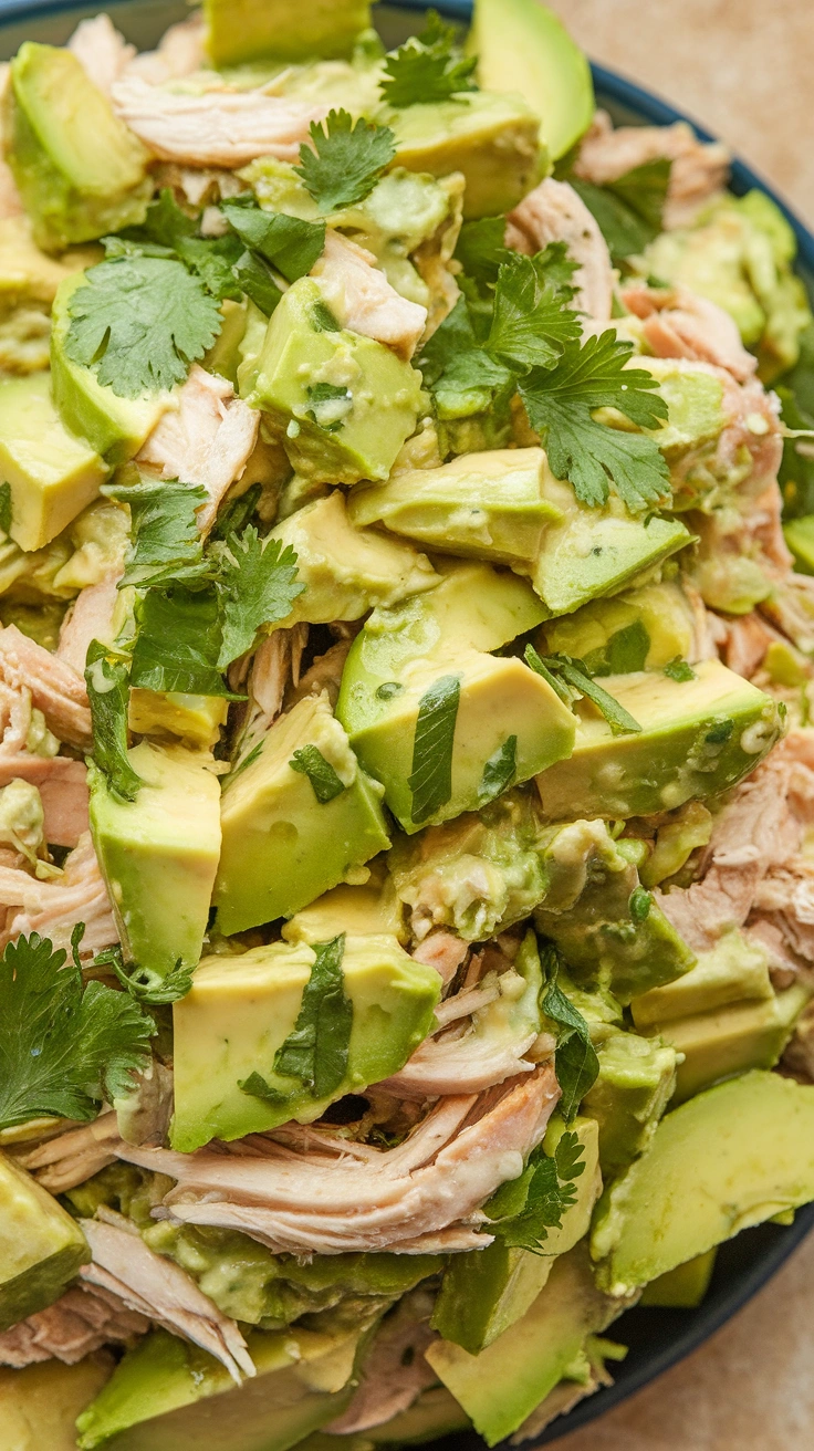Avocado Lime Chicken Salad