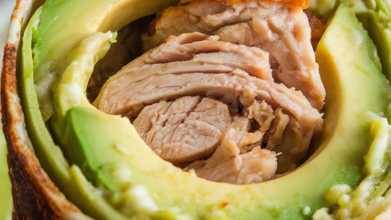 Avocado Lime Chicken Wrap - Featured