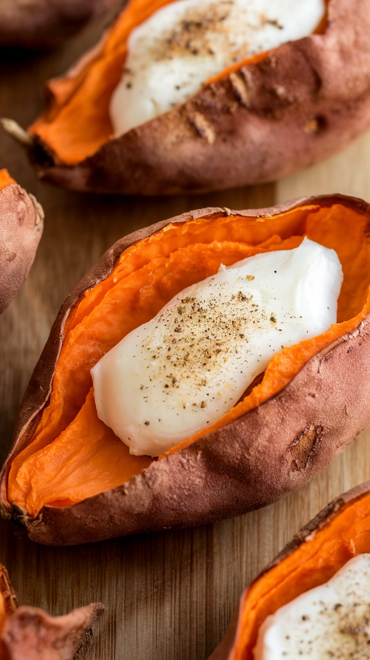 Baked Sweet Potato Skins