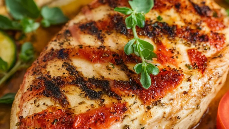 Baked Zucchini Tomato Chicken Breast