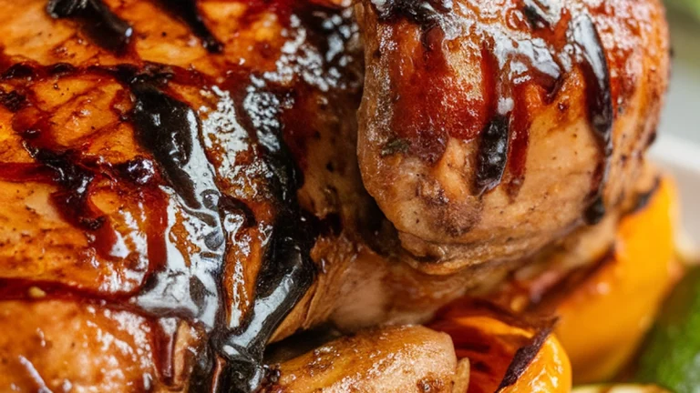 Balsamic Glazed Chicken with Roasted Vegetables - Featured