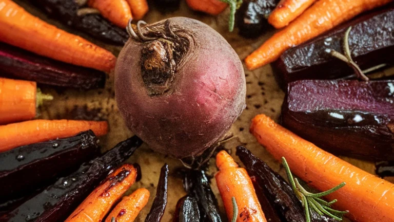 Balsamic Roasted Carrots and Beets - Featured