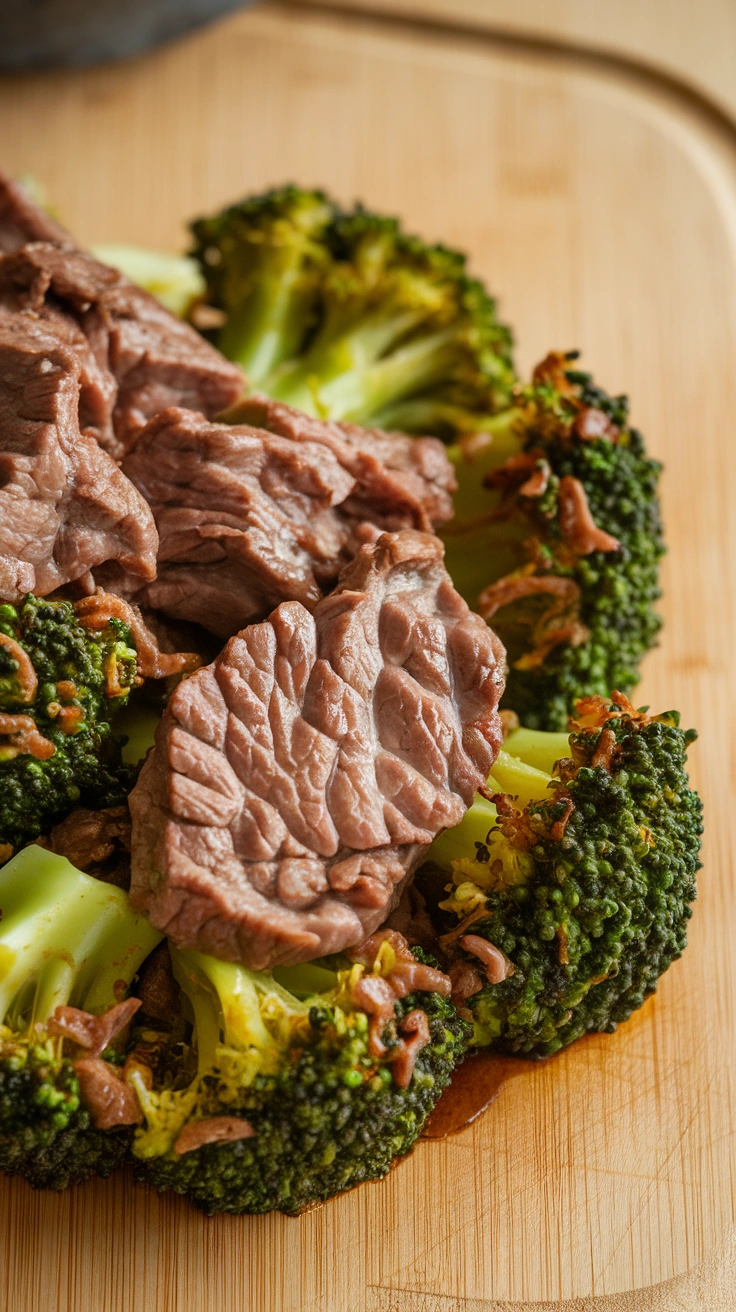 Beef and Broccoli Stir Fry with Ginger