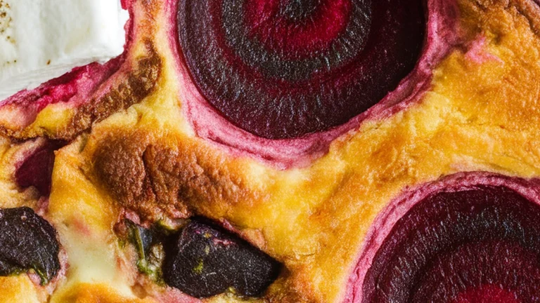 Beet and Feta Frittata - Featured