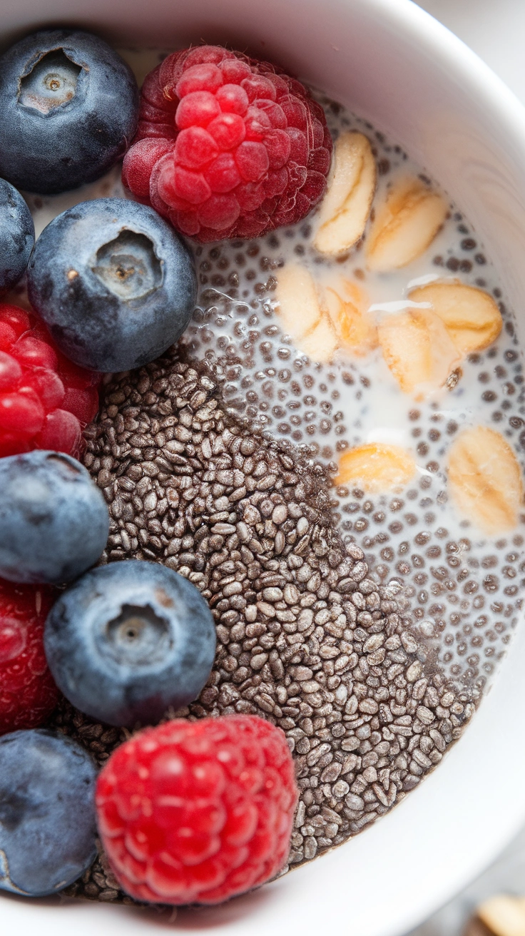 Berry Chia Overnight Oats
