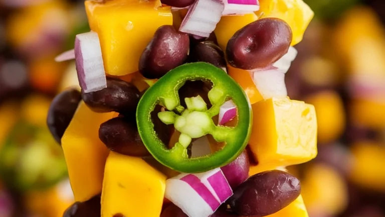 Black Bean and Mango Salad - Featured