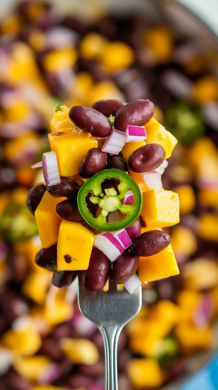Black Bean and Mango Salad