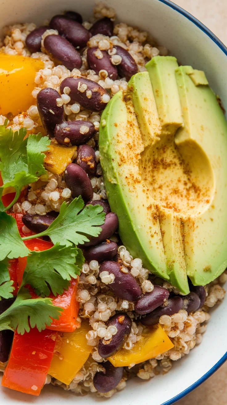 Black Bean and Quinoa Power Bowls