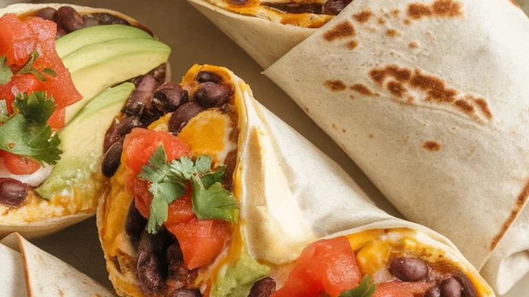 Black Bean Breakfast Burritos