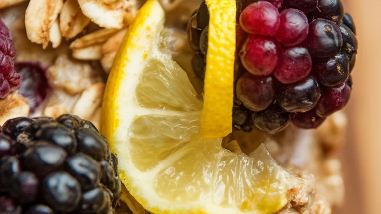 Blackberry Lemon Baked Oatmeal - Featured