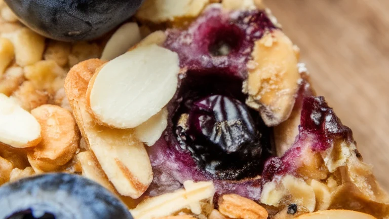 Blueberry Almond Energy Bars - Featured