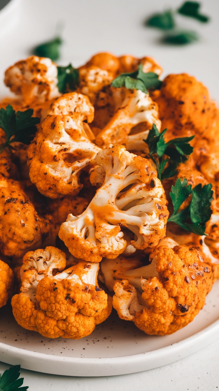 Buffalo Cauliflower Bites