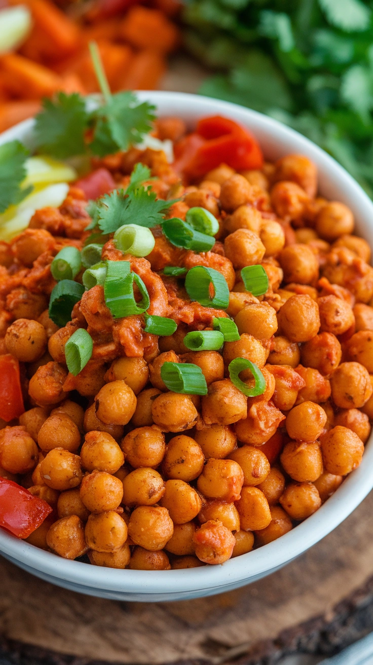 Buffalo Roasted Chickpea Bowl