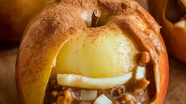 Chai Spiced Baked Apples - Featured