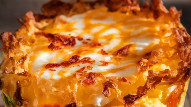 Cheesy Veggie Egg Muffin Cups - Featured