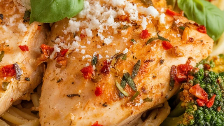 Chicken and Broccoli Aglio e Olio - Featured