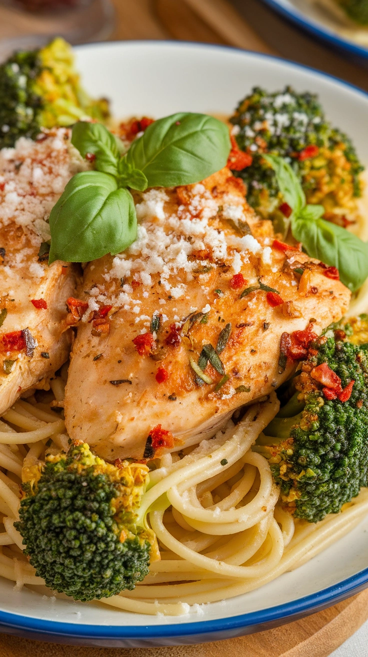 Chicken and Broccoli Aglio e Olio