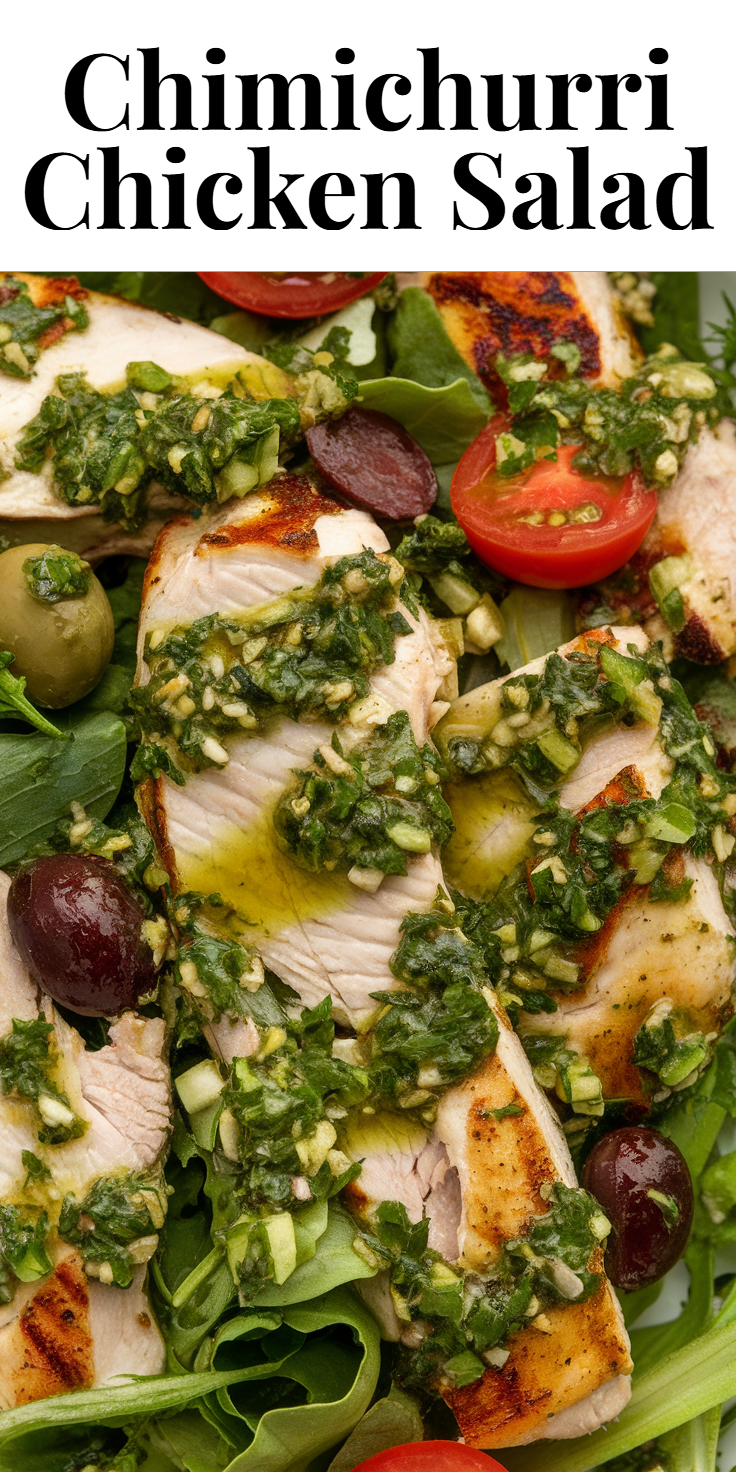Chimichurri Chicken Salad