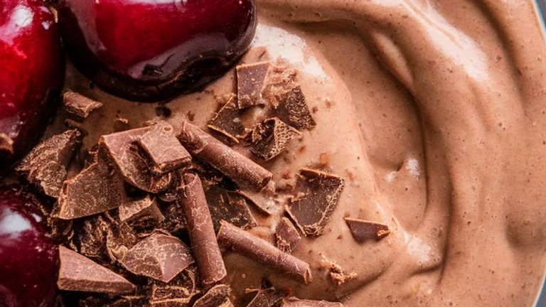 Chocolate Cherry Smoothie Bowl - Featured