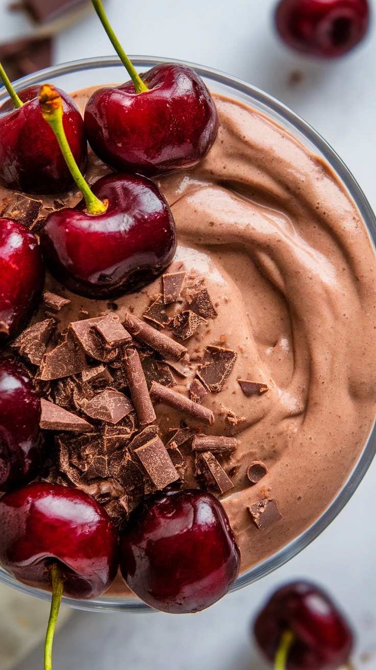 Chocolate Cherry Smoothie Bowl
