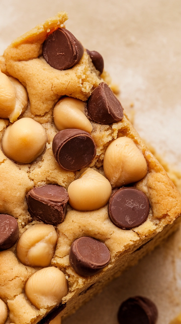 Chocolate Chip Chickpea Blondies