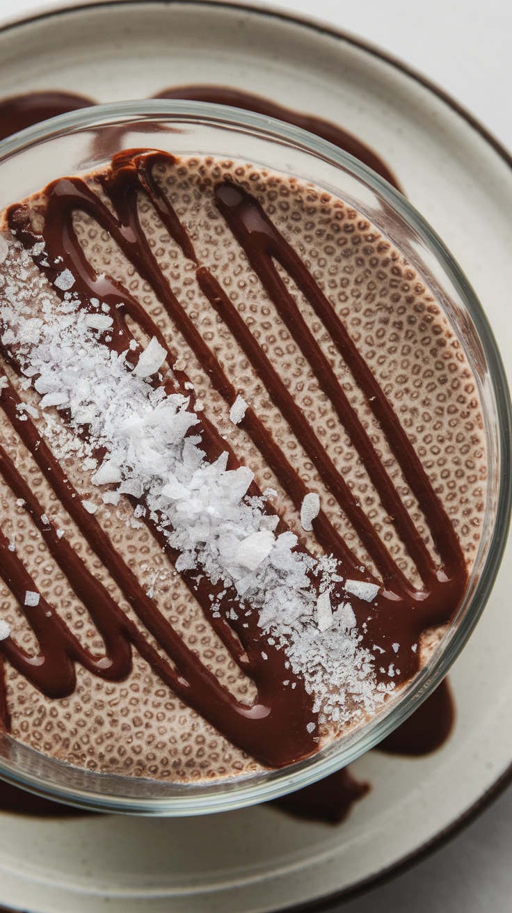 Chocolate Sea Salt Chia Pudding