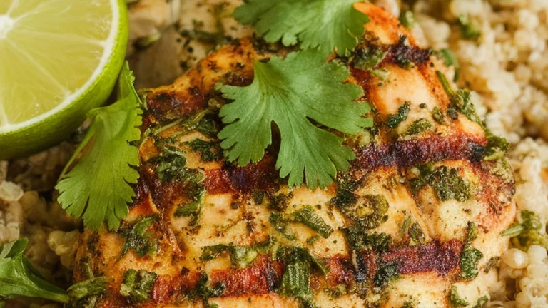 Cilantro Lime Chicken with Quinoa - Featured