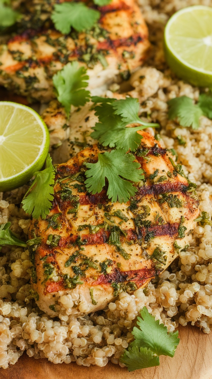 Cilantro Lime Chicken with Quinoa