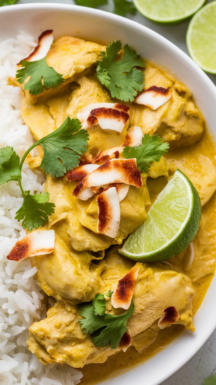 Coconut Lime Chicken Curry