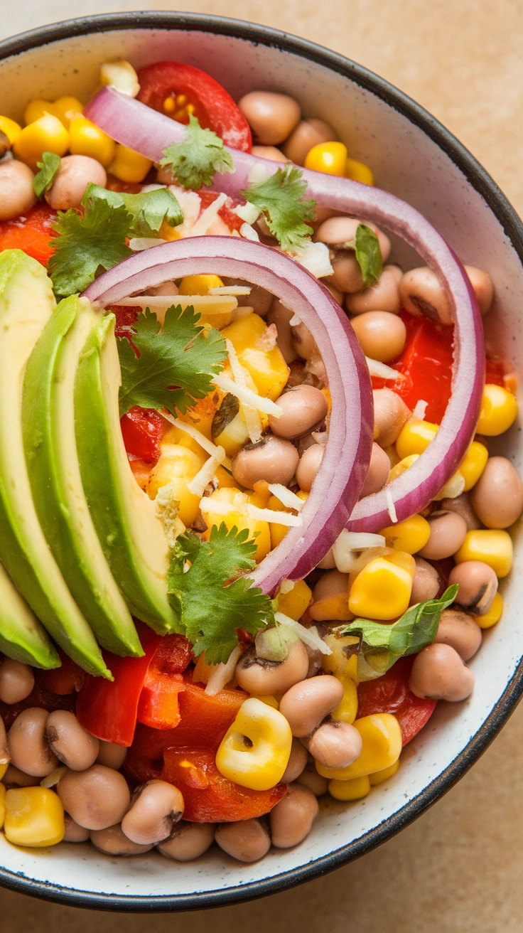 Cowboy Caviar Black-Eyed Pea Bowl