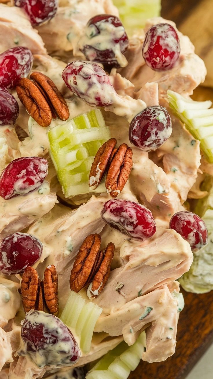 Cranberry Pecan Chicken Salad