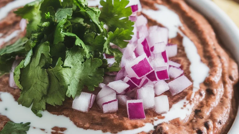 Creamy Black Bean Dip - Featured