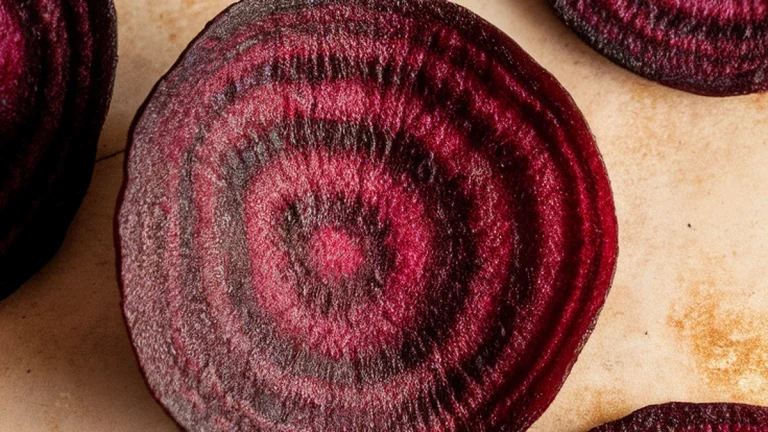 Crispy Baked Beet Chips - Featured