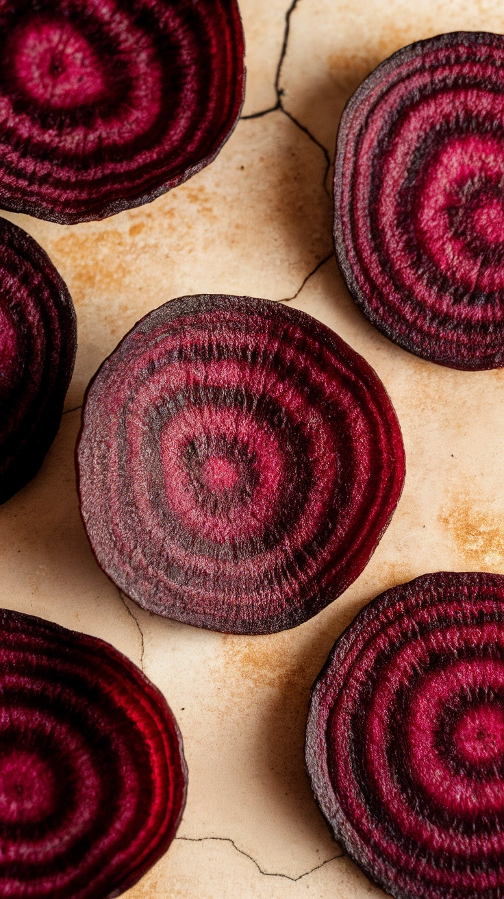 Crispy Baked Beet Chips