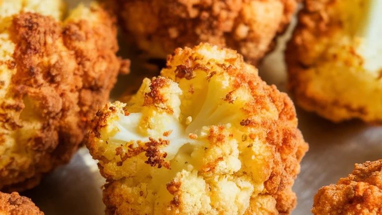 Crispy Baked Cauliflower Tots - Featured