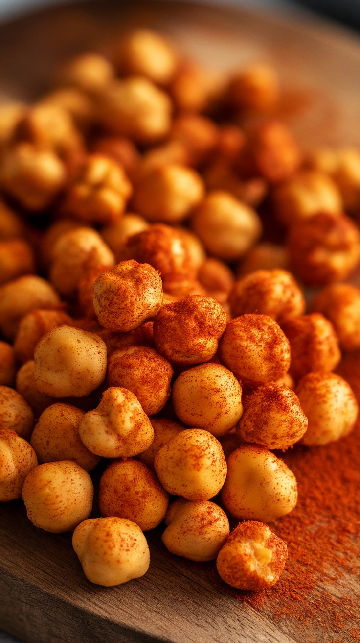 Crispy Paprika Roasted Chickpeas