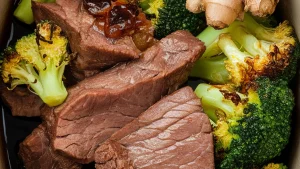 Crock Pot Ginger Soy Beef and Broccoli