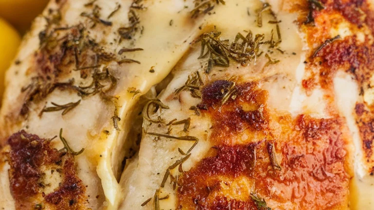 Crock Pot Lemon Garlic Butter Chicken - Featured