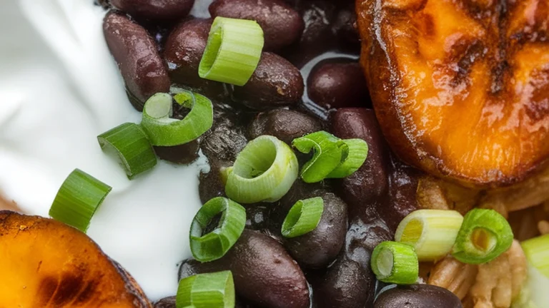 Cuban-Style Black Bean & Plantain Bowl - Featured