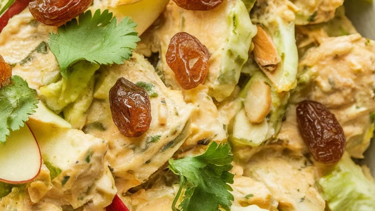 Curried Chicken Salad with Apples - Featured