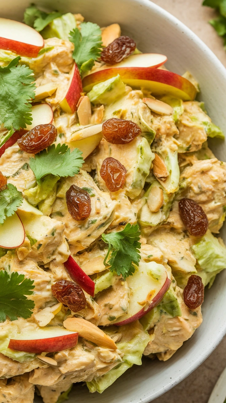 Curried Chicken Salad with Apples