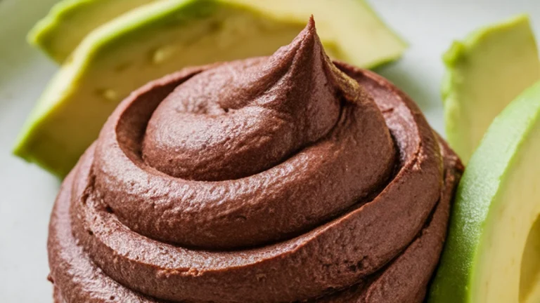 Dark Chocolate Avocado Mousse - Featured