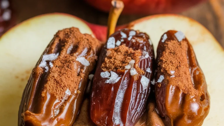 Date and Almond Butter Baked Apples - Featured