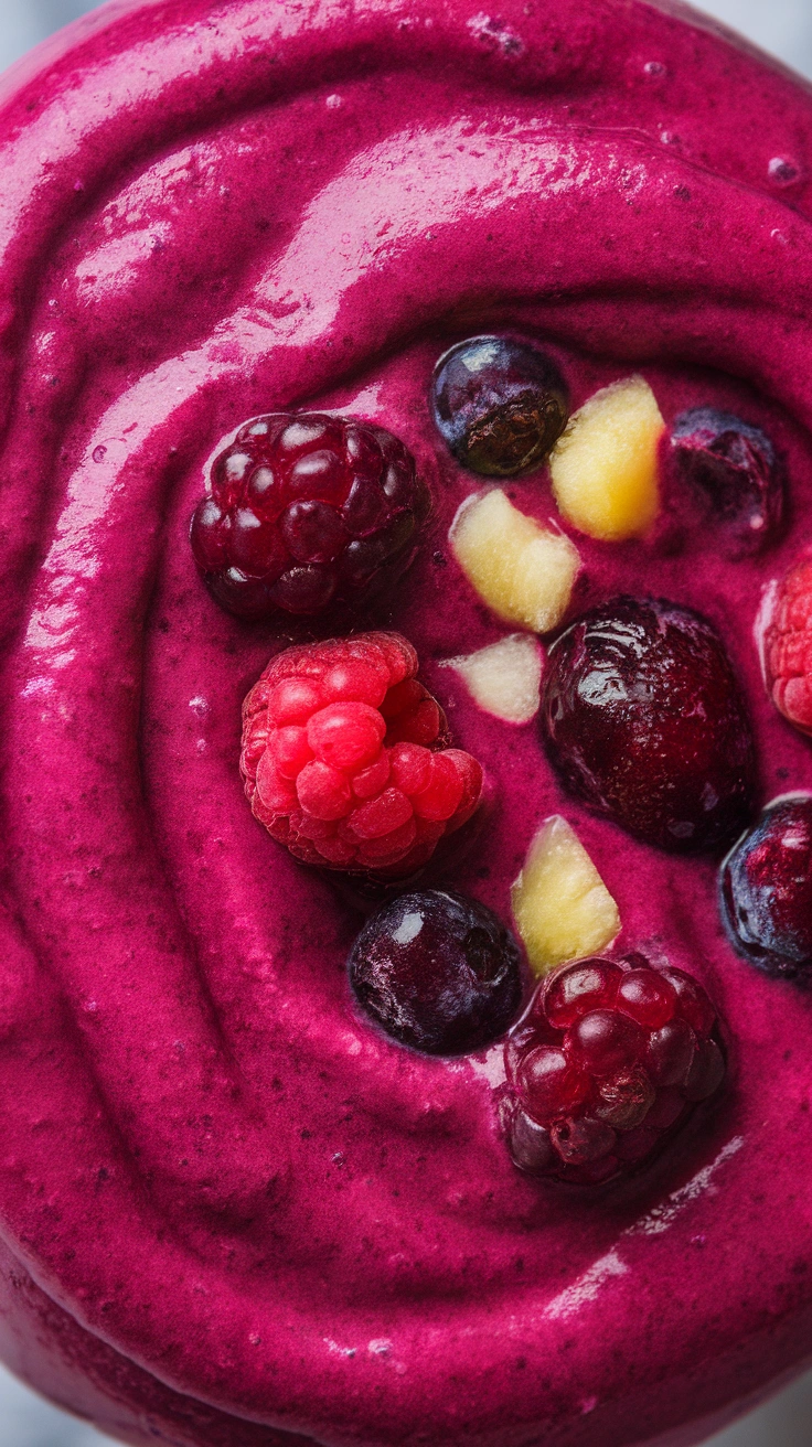 Ginger Berry Beet Smoothie