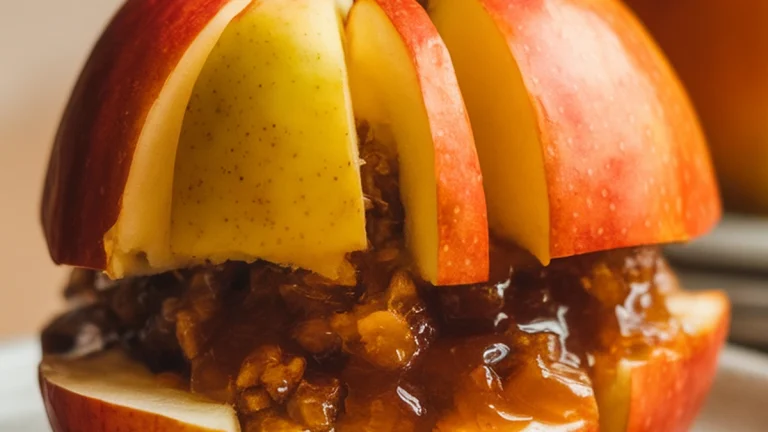 Ginger Molasses Baked Apples - Featured