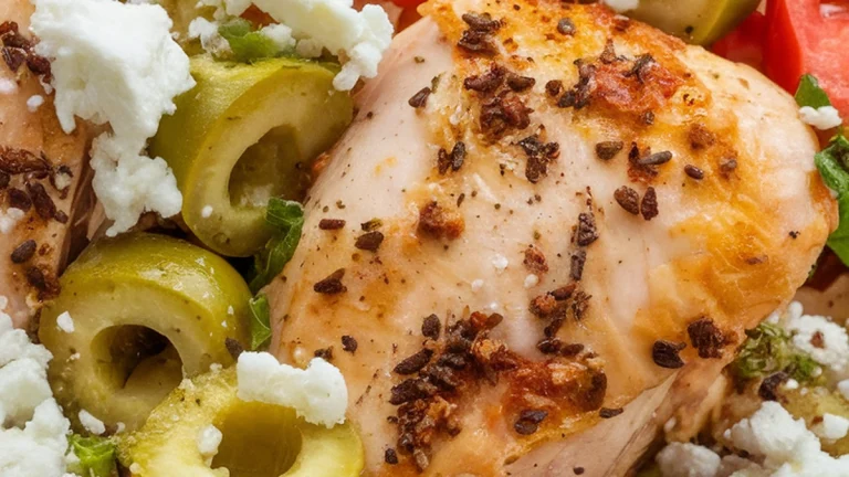 Greek Chicken and Vegetable Bowls - Featured