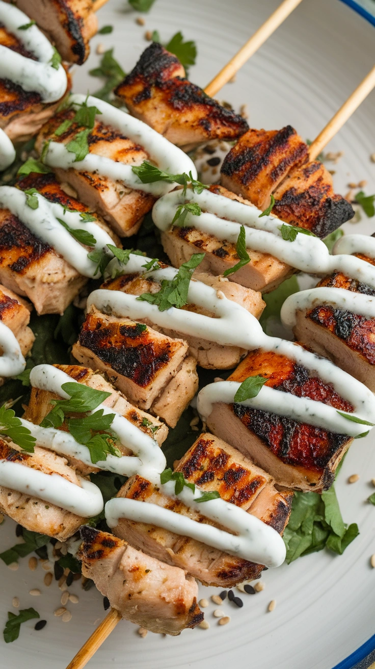 Greek Chicken Souvlaki Bento