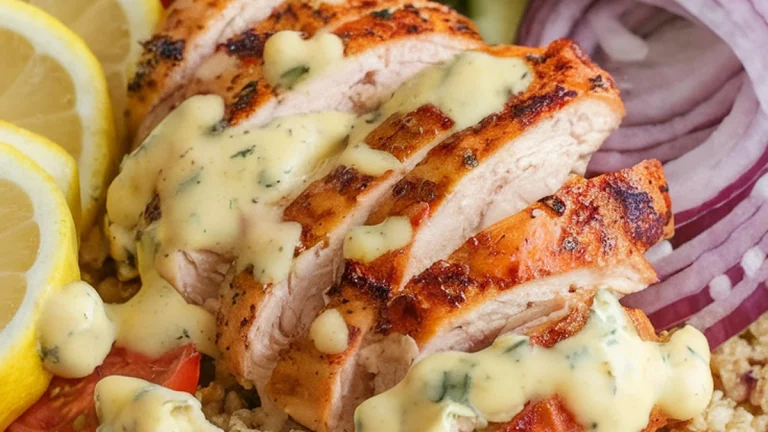 Greek Lemon Chicken Quinoa Bowl - Featured